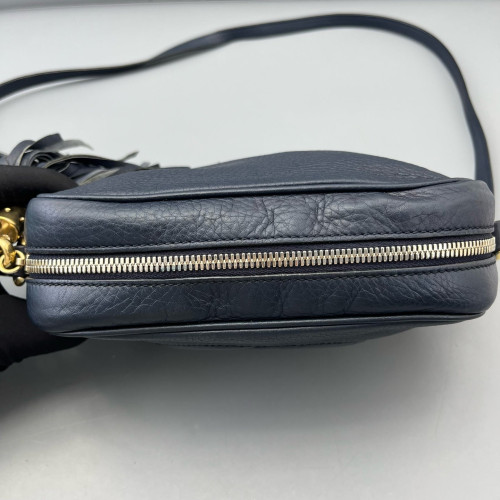 Gucci Tassel Camera Case Calfskin Black