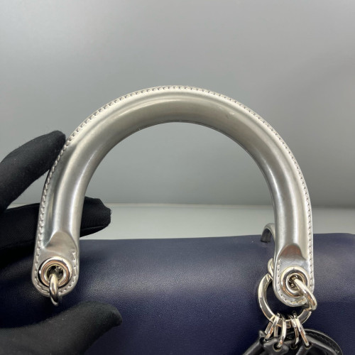 Dior Small Be Dior Flap Calfskin Blue Dior Small Be Dior Flap Calfskin Blue