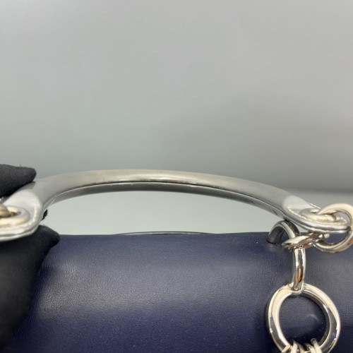 Dior Small Be Dior Flap Calfskin Blue Dior Small Be Dior Flap Calfskin Blue