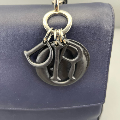 Dior Small Be Dior Flap Calfskin Blue Dior Small Be Dior Flap Calfskin Blue