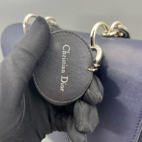Dior Small Be Dior Flap Calfskin Blue Dior Small Be Dior Flap Calfskin Blue