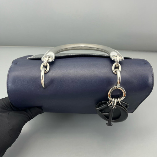Dior Small Be Dior Flap Calfskin Blue Dior Small Be Dior Flap Calfskin Blue