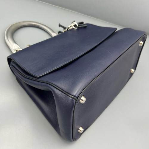 Dior Small Be Dior Flap Calfskin Blue Dior Small Be Dior Flap Calfskin Blue