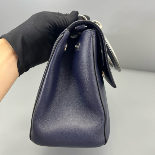 Dior Small Be Dior Flap Calfskin Blue Dior Small Be Dior Flap Calfskin Blue