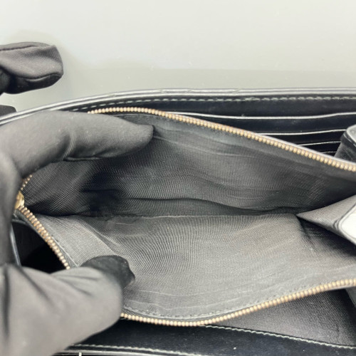Gucci GG Marmont Chain Wallet Calfskin Black