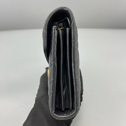 Gucci GG Marmont Chain Wallet Calfskin Black
