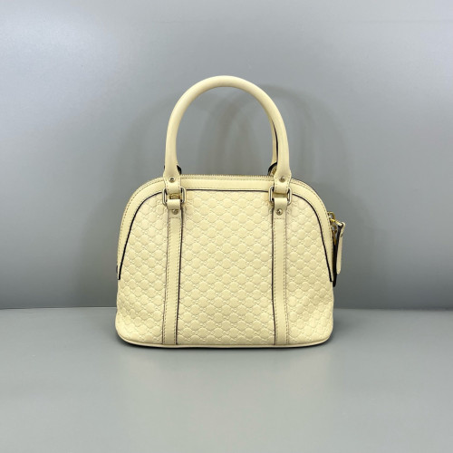 Gucci Mini Microguccissima Dome Bag Calfskin Beige Mystic White Gucci Mini Microguccissima Dome Bag Calfskin Beige Mystic White