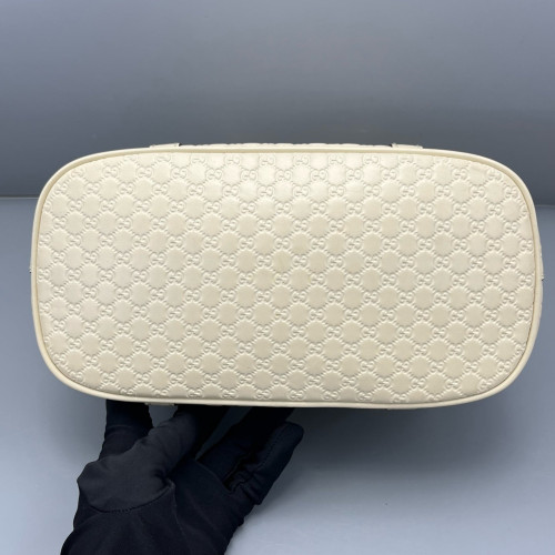 Gucci Mini Microguccissima Dome Bag Calfskin Beige Mystic White Gucci Mini Microguccissima Dome Bag Calfskin Beige Mystic White