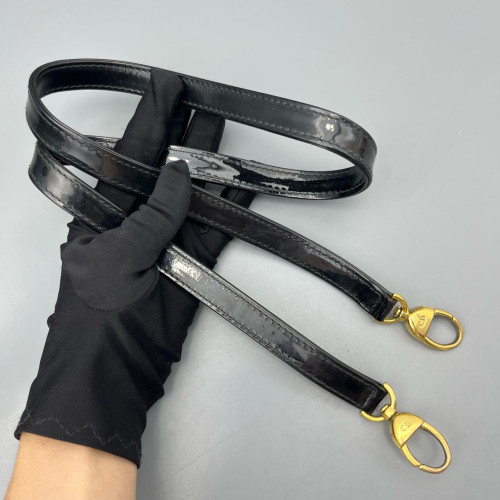 Dior Medium Lady Dior Patent Calfskin Black