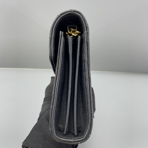 Gucci GG Marmont Chain Wallet Calfskin Black