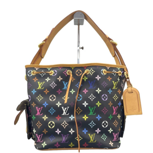 Louis Vuitton Bucket Monogram Multicolor Black