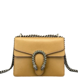 Gucci Mini Dionysus Calfskin Natural Tan