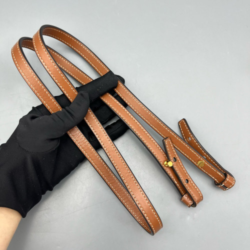 Celine Nano Vertical Cabas Triomphe Calfskin Brown Dark Brown Light Brown