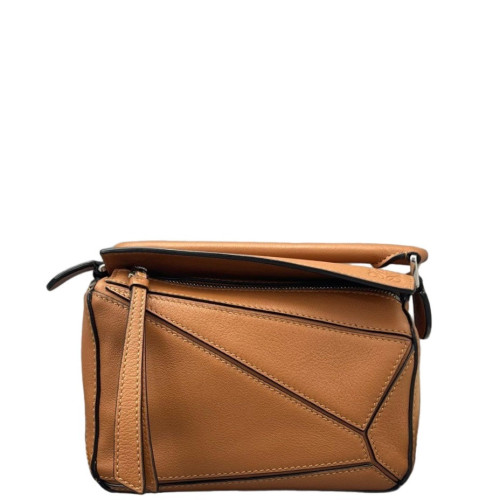 Loewe Mini Puzzle Calfskin Tan