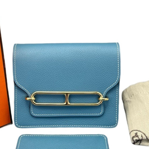 Hermes Roulis Slim Evercolor 75 Bleu Jean Hermes Roulis Slim Evercolor 75 Bleu Jean
