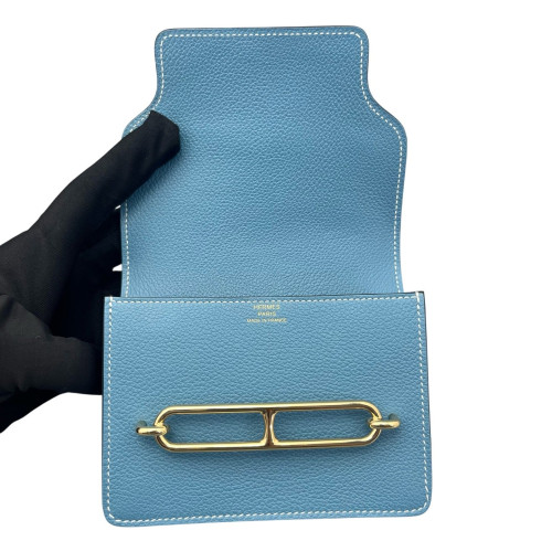 Hermes Roulis Slim Evercolor 75 Bleu Jean Hermes Roulis Slim Evercolor 75 Bleu Jean