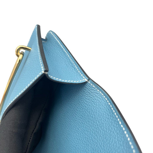 Hermes Roulis Slim Evercolor 75 Bleu Jean Hermes Roulis Slim Evercolor 75 Bleu Jean