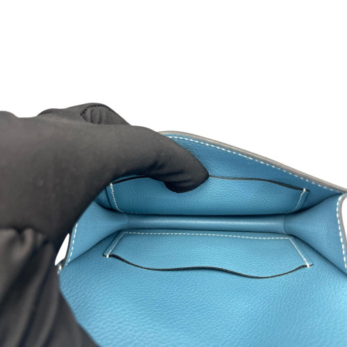 Hermes Roulis Slim Evercolor 75 Bleu Jean Hermes Roulis Slim Evercolor 75 Bleu Jean