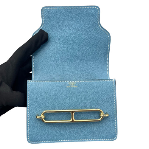 Hermes Roulis Slim Evercolor 75 Bleu Jean Hermes Roulis Slim Evercolor 75 Bleu Jean