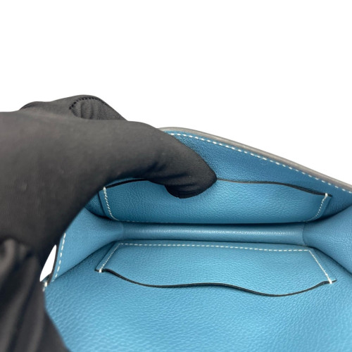 Hermes Roulis Slim Evercolor 75 Bleu Jean Hermes Roulis Slim Evercolor 75 Bleu Jean