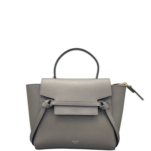 Celine Nano Belt Bag Saffiano Calfskin Grey