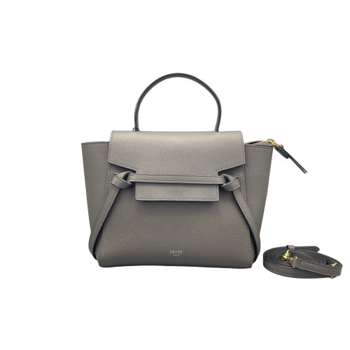 Celine Nano Belt Bag Saffiano Calfskin Grey