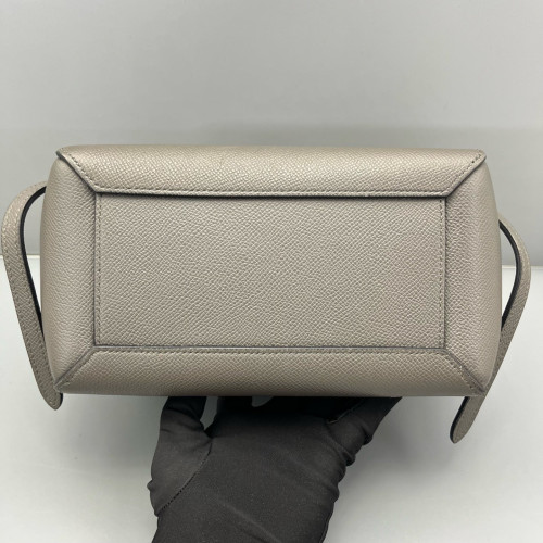 Celine Nano Belt Bag Saffiano Calfskin Grey