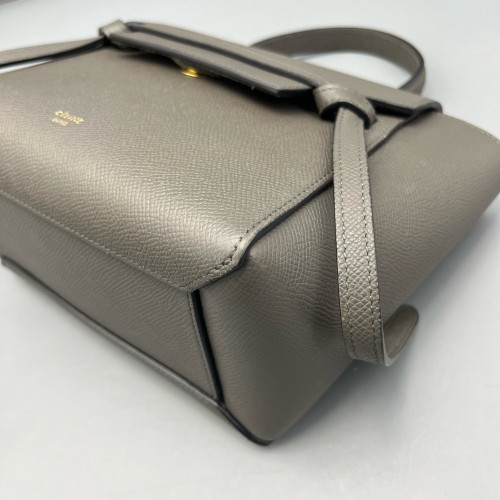 Celine Nano Belt Bag Saffiano Calfskin Grey