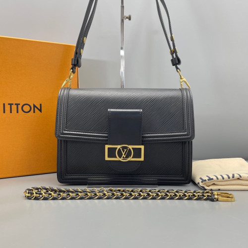 Louis Vuitton Dauphine MM Epi Black