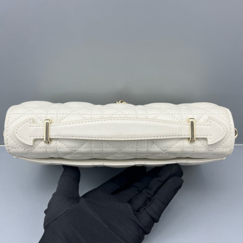 Dior Miss Dior Wallet On Chain Calfskin White