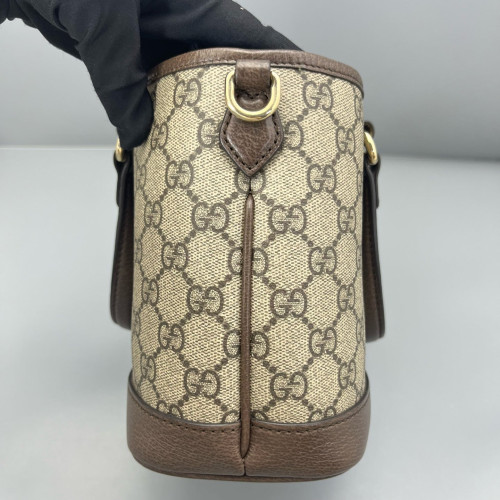 Gucci Tote Bag GG Supreme Monogram Beige Ebony