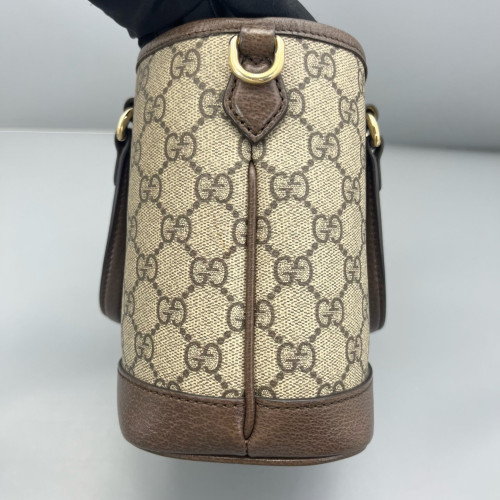 Gucci Tote Bag GG Supreme Monogram Beige Ebony
