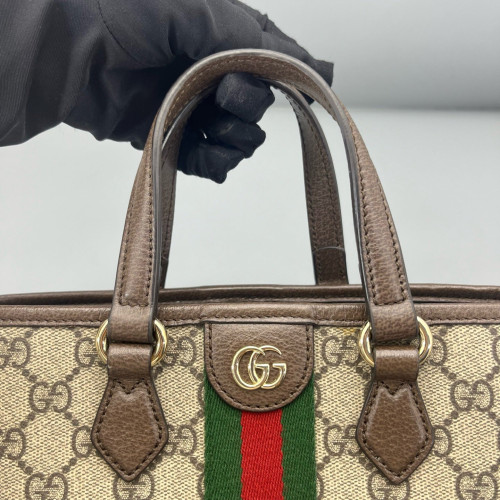 Gucci Tote Bag GG Supreme Monogram Beige Ebony