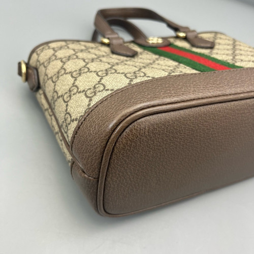 Gucci Tote Bag GG Supreme Monogram Beige Ebony
