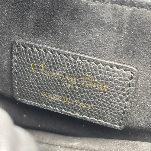 Dior Small Saddle Bag Calfskin Black