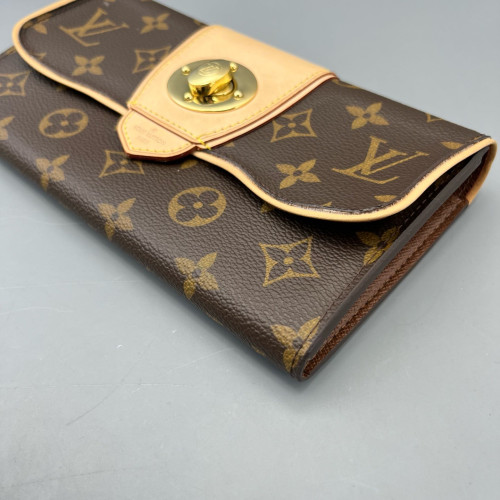Louis Vuitton Flap Wallet Monogram Tan