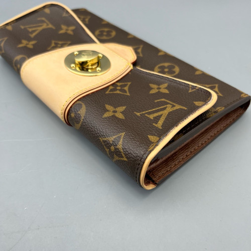 Louis Vuitton Flap Wallet Monogram Tan