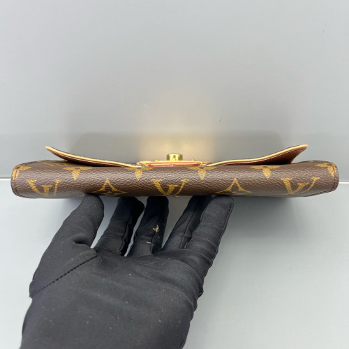 Louis Vuitton Flap Wallet Monogram Tan