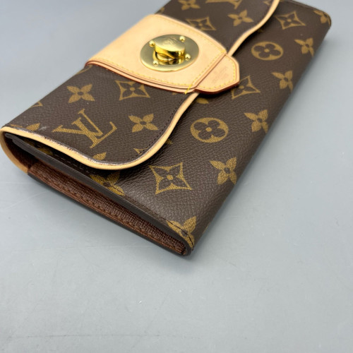 Louis Vuitton Flap Wallet Monogram Tan