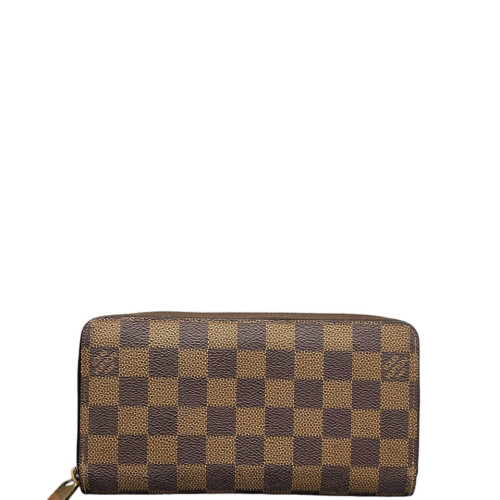 Louis Vuitton Zippy Wallet Damier Ebene Brown