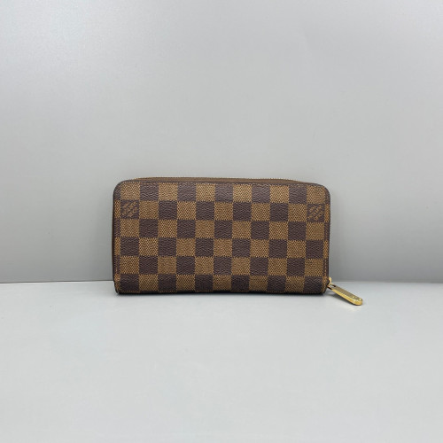 Louis Vuitton Zippy Wallet Damier Ebene Brown