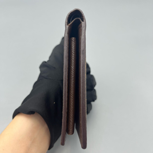 Louis Vuitton Compact Wallet Damier Ebene Brown