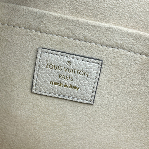 Louis Vuitton Pochette Felicie Chain Wallet Monogram Empreinte White