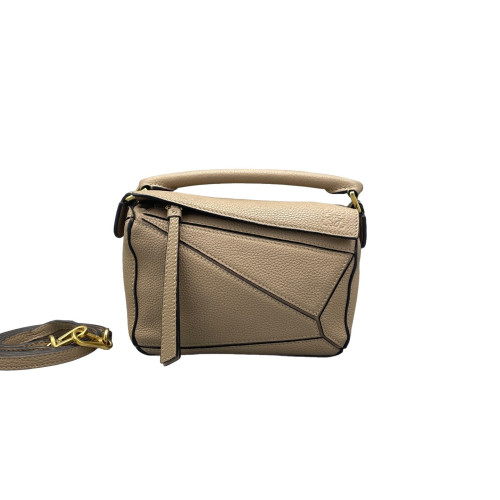 Loewe Mini Puzzle Grained Calfskin Beige Sahara Loewe Mini Puzzle Grained Calfskin Beige Sahara