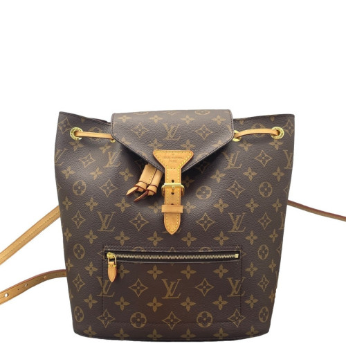 Louis Vuitton Vintage Montsouris Backpack PM Monogram Brown