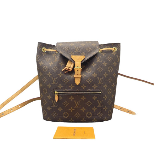Louis Vuitton Vintage Montsouris Backpack PM Monogram Brown