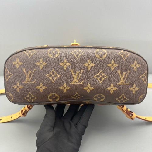 Louis Vuitton Vintage Montsouris Backpack PM Monogram Brown
