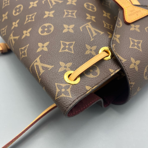 Louis Vuitton Vintage Montsouris Backpack PM Monogram Brown