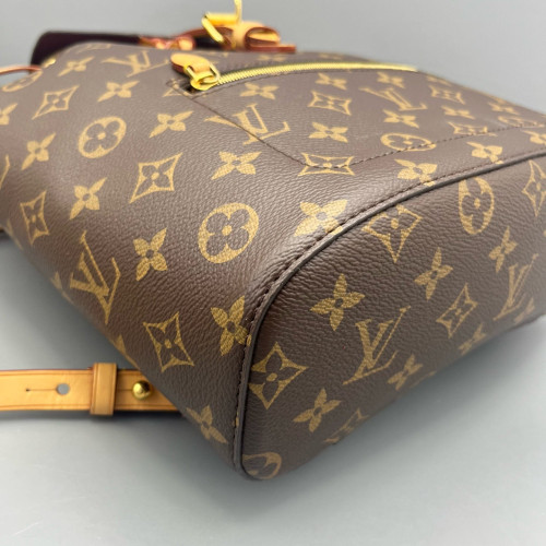 Louis Vuitton Vintage Montsouris Backpack PM Monogram Brown