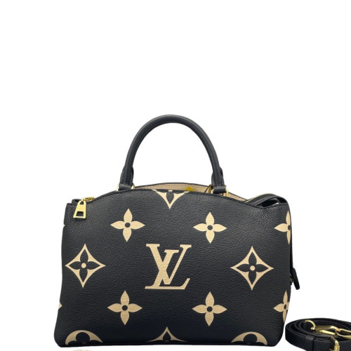 Louis Vuitton Petit Palais Monogram Empreinte Giant Black White